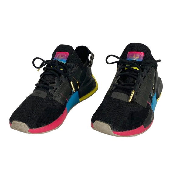 Men’s Adidas NMD R1 V2 Tokyo Nights Tennis Shoe Size 5.5 Black - Picture 3 of 7